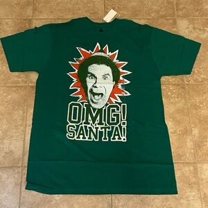 Green Graphic Tee - OMG Santa!